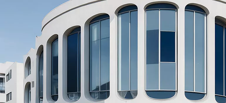 Geometric Window Curtains in Foster City, CA