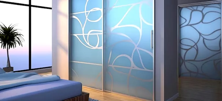 Frosting Glass Cabinet Doors in Foster City, CA