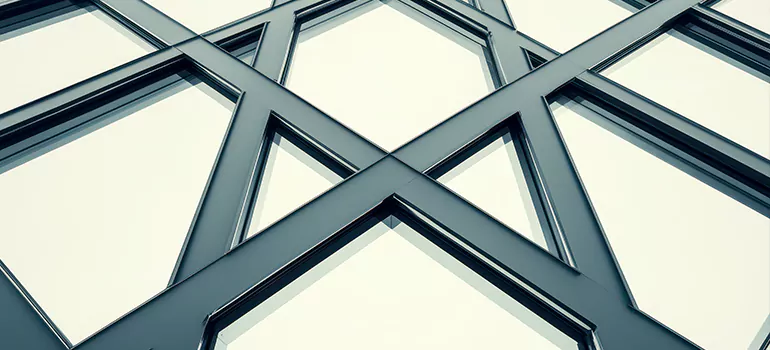 Geometric Window Shades in Foster City, CA
