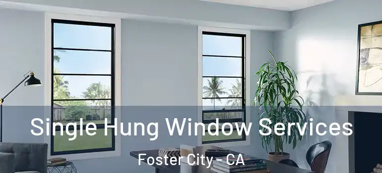  Single Hung Window Services Foster City - CA