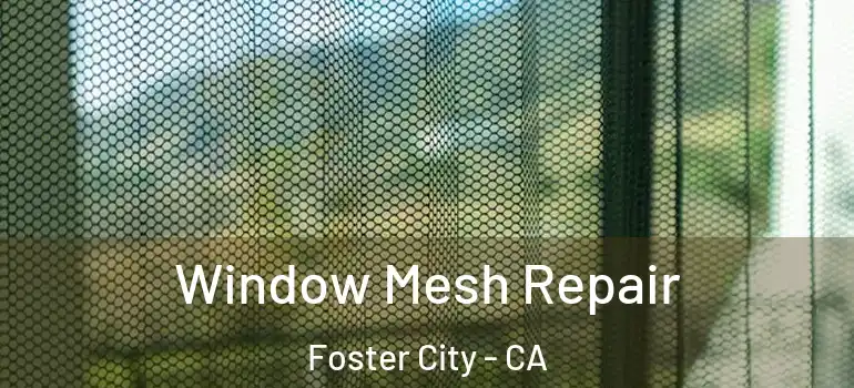  Window Mesh Repair Foster City - CA